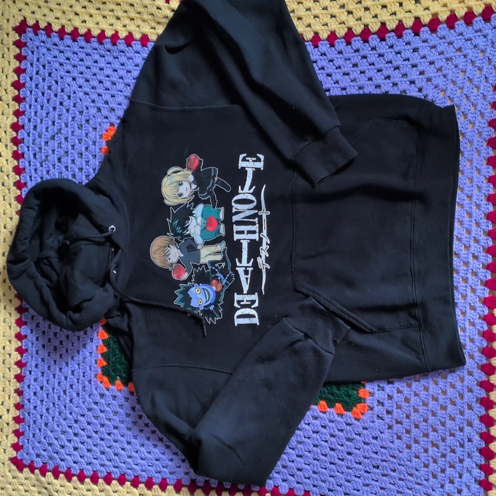 🖤Death Note x Hot Topic Chibi Characters Hoodie🖤 - Picture 4 of 7